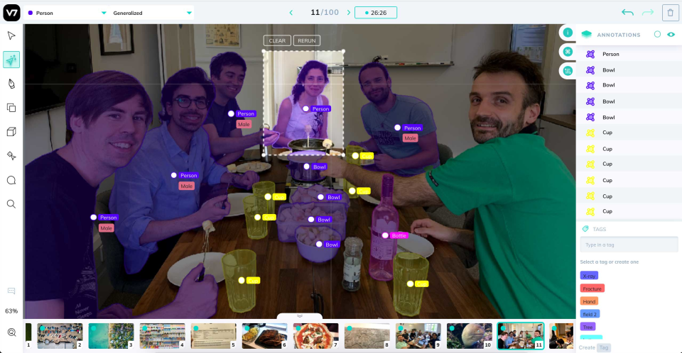 screenshot of V7 Darwin
